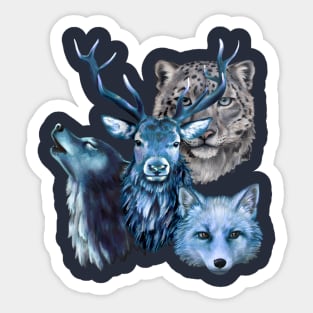 Snow Creatures Sticker